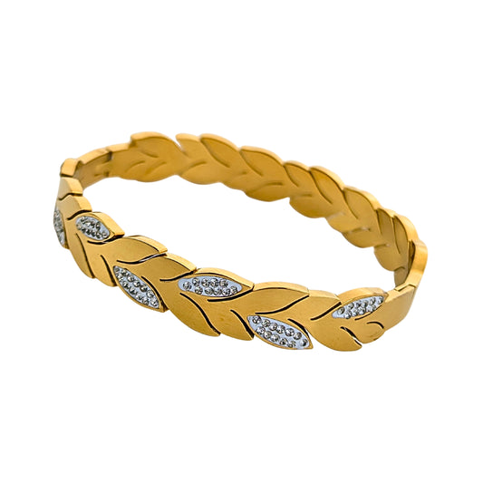 Gilded Folia Bangle